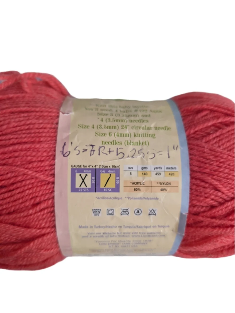5/$25 Lot of 3 Baby Yarns (2x Lion Brand, 1x Red Heart)